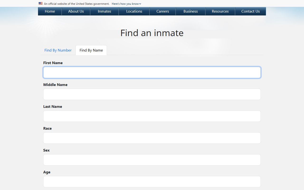 Dodge County inmate records federal BOP by name search